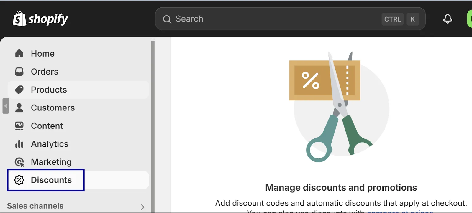 Step 1: Select Discount